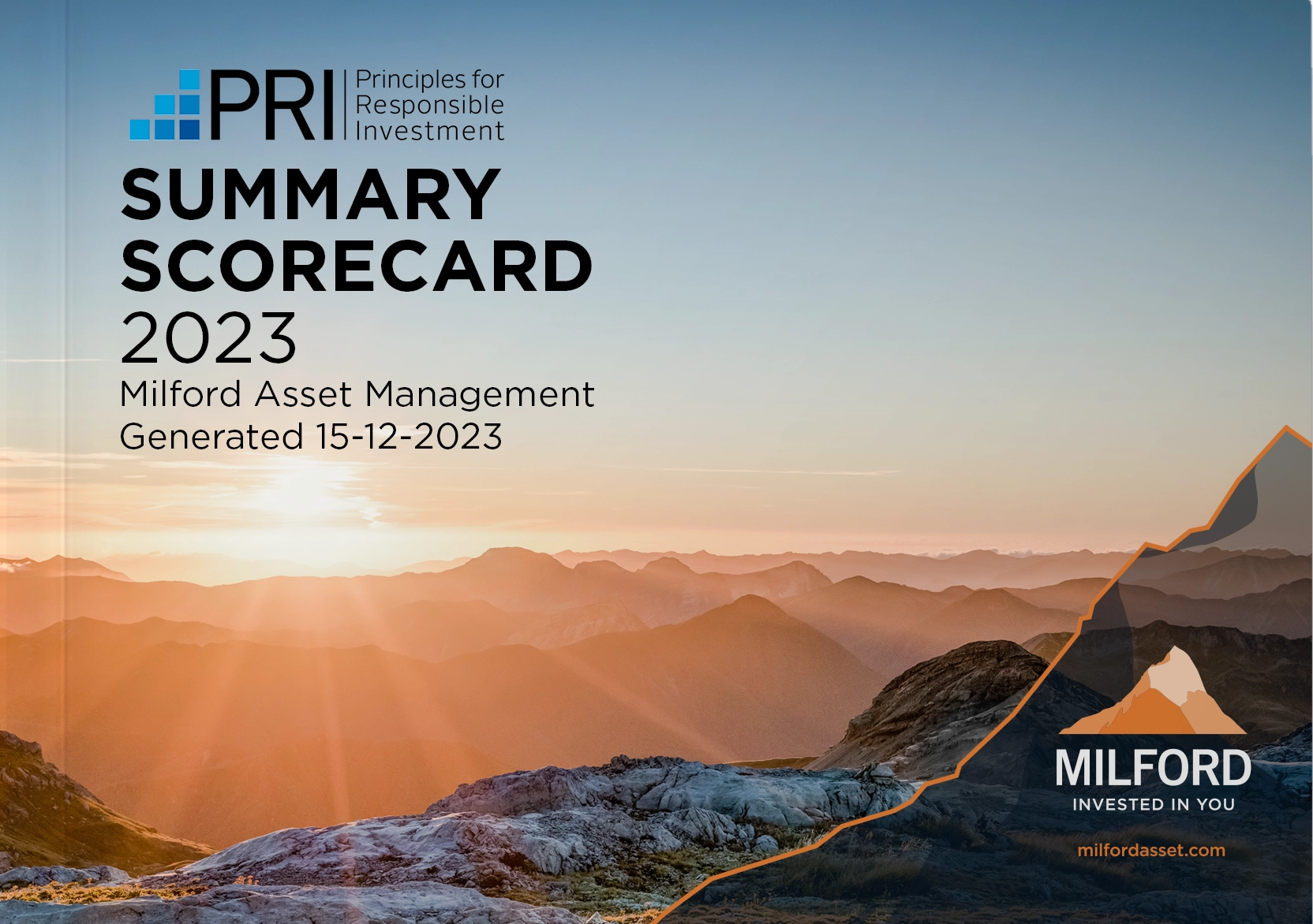 PRI Summary Scorecard